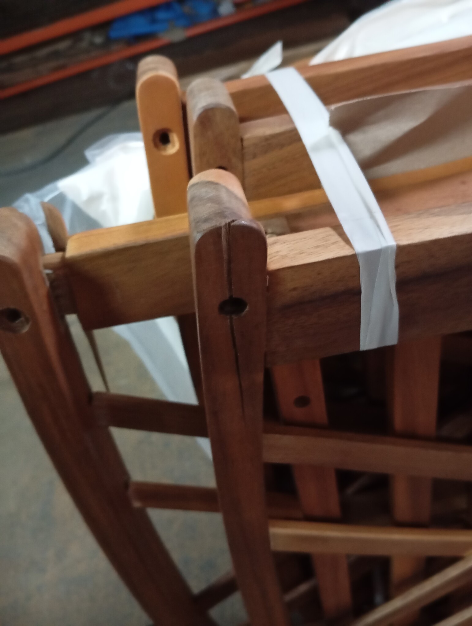 vidaXL Tuinstoelen 2 st met kussens massief acaciahout