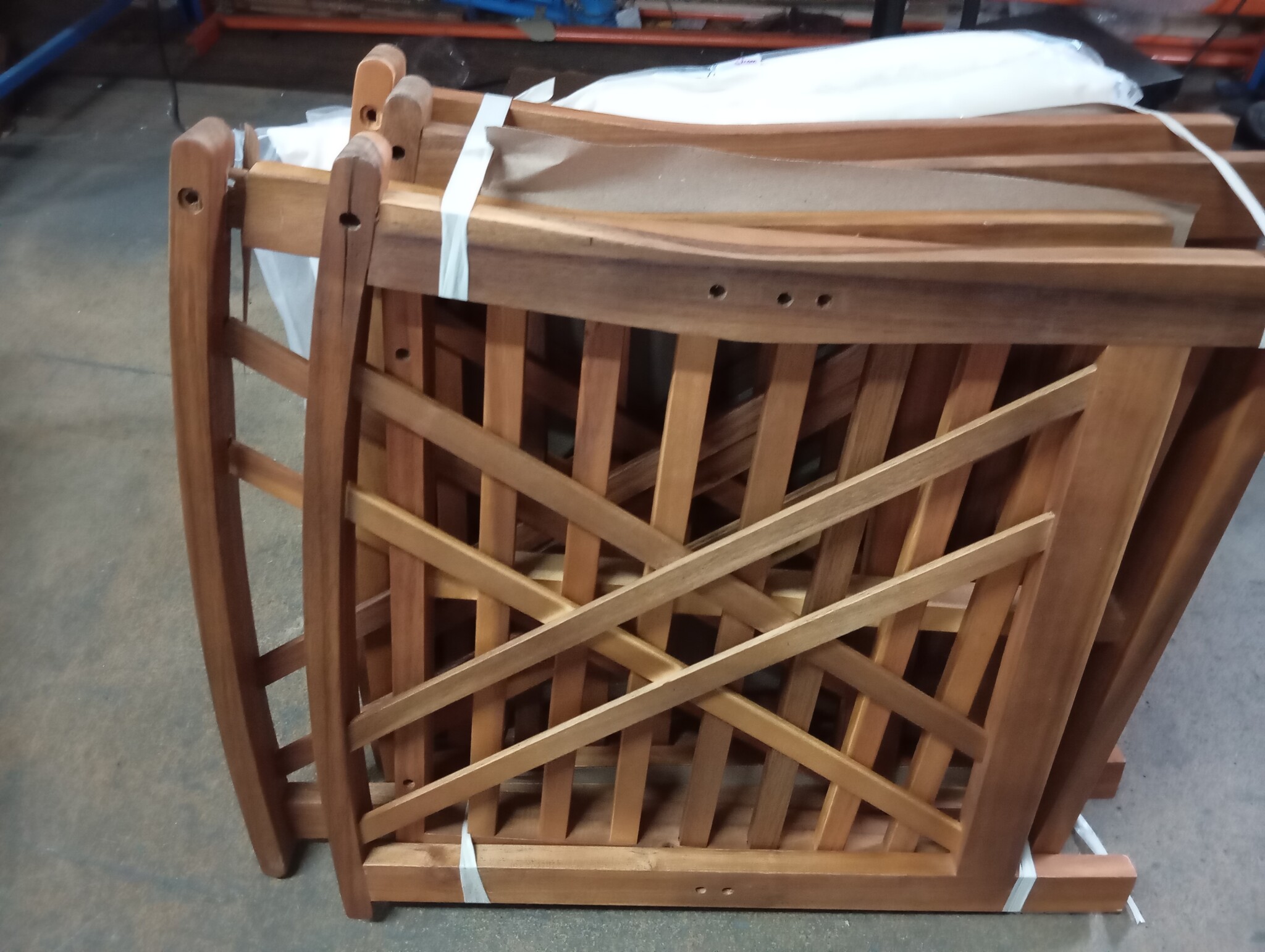 vidaXL Tuinstoelen 2 st met kussens massief acaciahout