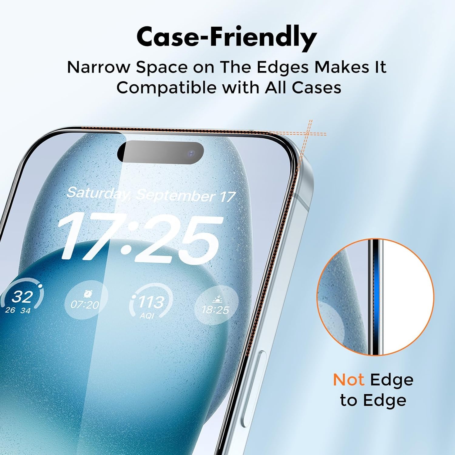3x Gehard Glas Schermprotector iPhone 15 - 9H | 54% Korting