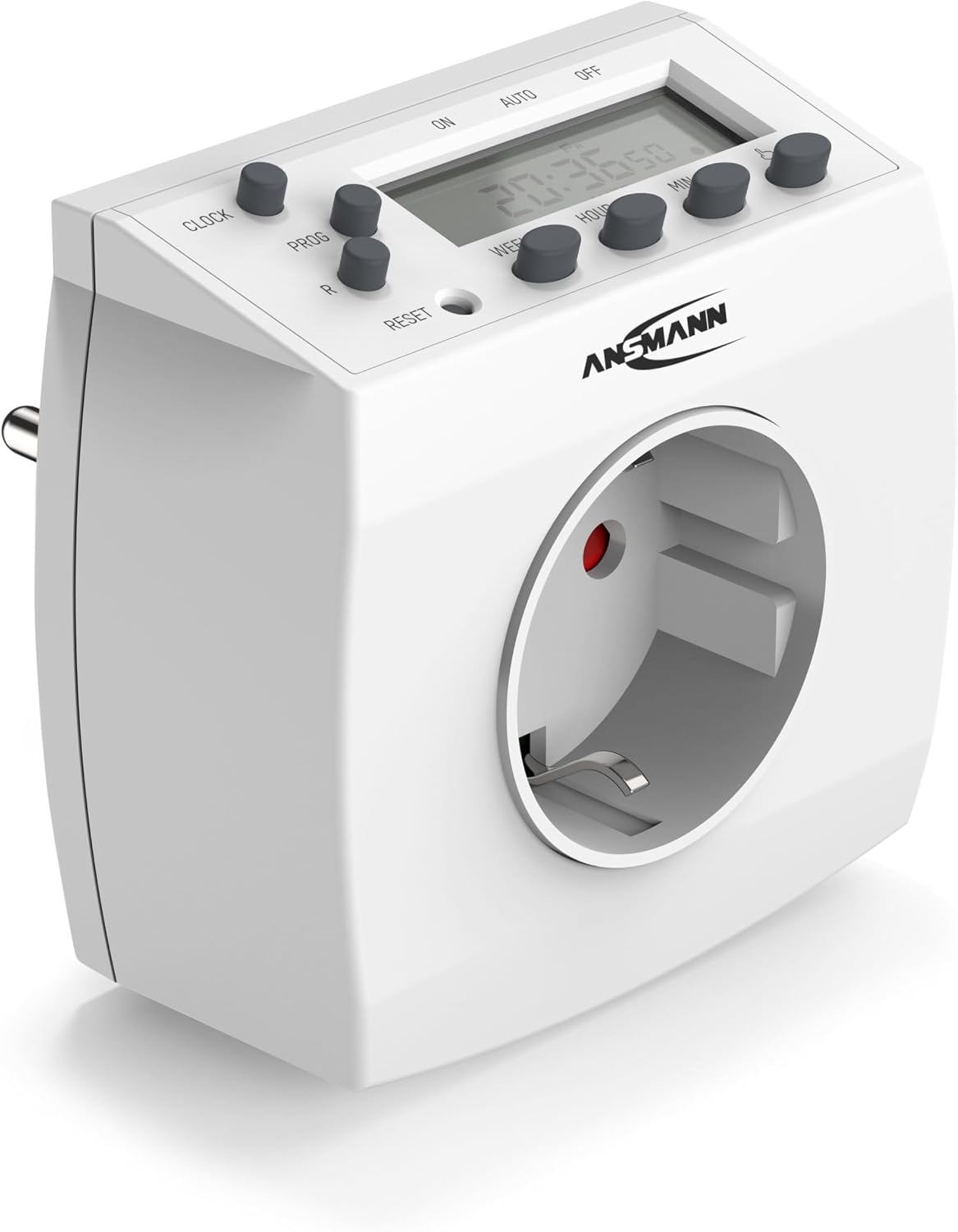 ANSMANN kookwekker, weekwekker AES5, LCD-display, 3680W, digitale kookwekker met 8 schakeltijden, toevalsfunctie, zomertijdomschakeling.