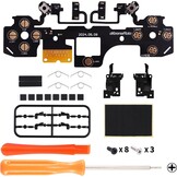 eXtremeRate Clicky Hair Trigger Kit voor ps5 Controller BDM-030,Micro Switch L2R2 Trigger Stop Ergonomische L1R1 Bumper Tactile Buttons Muisklik voor ps5 Controller BDM-030 (Sterke Versie) - Maat Sterke Versie