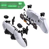 eXtremeRate Clicky Hair Trigger Kit voor ps5 Controller BDM-030,Micro Switch L2R2 Trigger Stop Ergonomische L1R1 Bumper Tactile Buttons Muisklik voor ps5 Controller BDM-030 (Sterke Versie) - Maat Sterke Versie