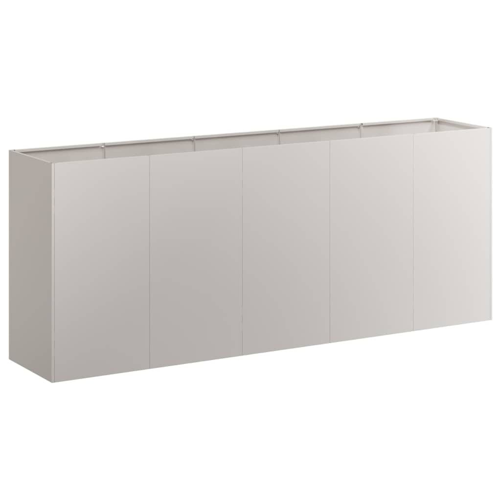 vidaXL Plantenbak roestig 200x40x80 cm weervast staal