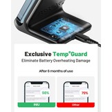 INIU Draadloze oplader, 15 W snellaadstandaard, draadloos laadstation, Qi-gecertificeerd, oplader, compatibel met iPhone 12, 11 Pro Max, Xr, Xs X, 8, Samsung Galaxy S21, S20, S10, S9, S8