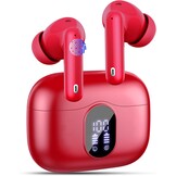 Btootos Bluetooth 5.3 hoofdtelefoon, draadloos, met 4 ENC-ruisonderdrukking, microfoon, bluetooth, hifi, stereogeluid, 36 uur speeltijd, IP7 waterdicht, led-display, touch-bediening