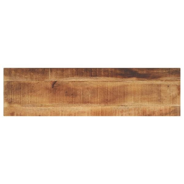 vidaXL Tafelblad rechthoekig 120x30x2,5 cm massief ruw mangohout