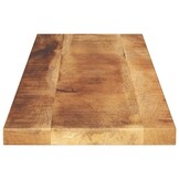vidaXL Tafelblad rechthoekig 120x30x2,5 cm massief ruw mangohout