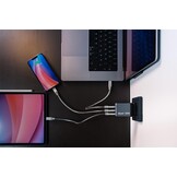 GaN Snellader 65W: 3 Poorten (2x USB-C, 1x USB-A) - 33% Korting!