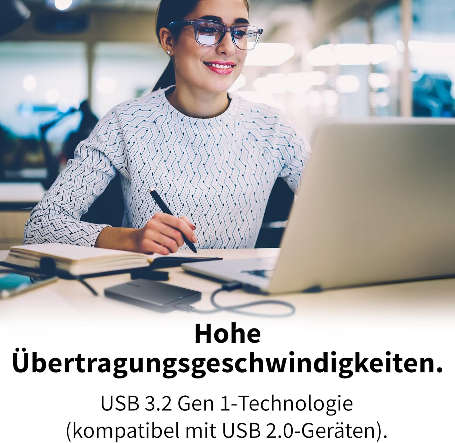 Draagbare Externe Harde Schijf 1TB USB 3.2 Gen 1 - Mac/Windows