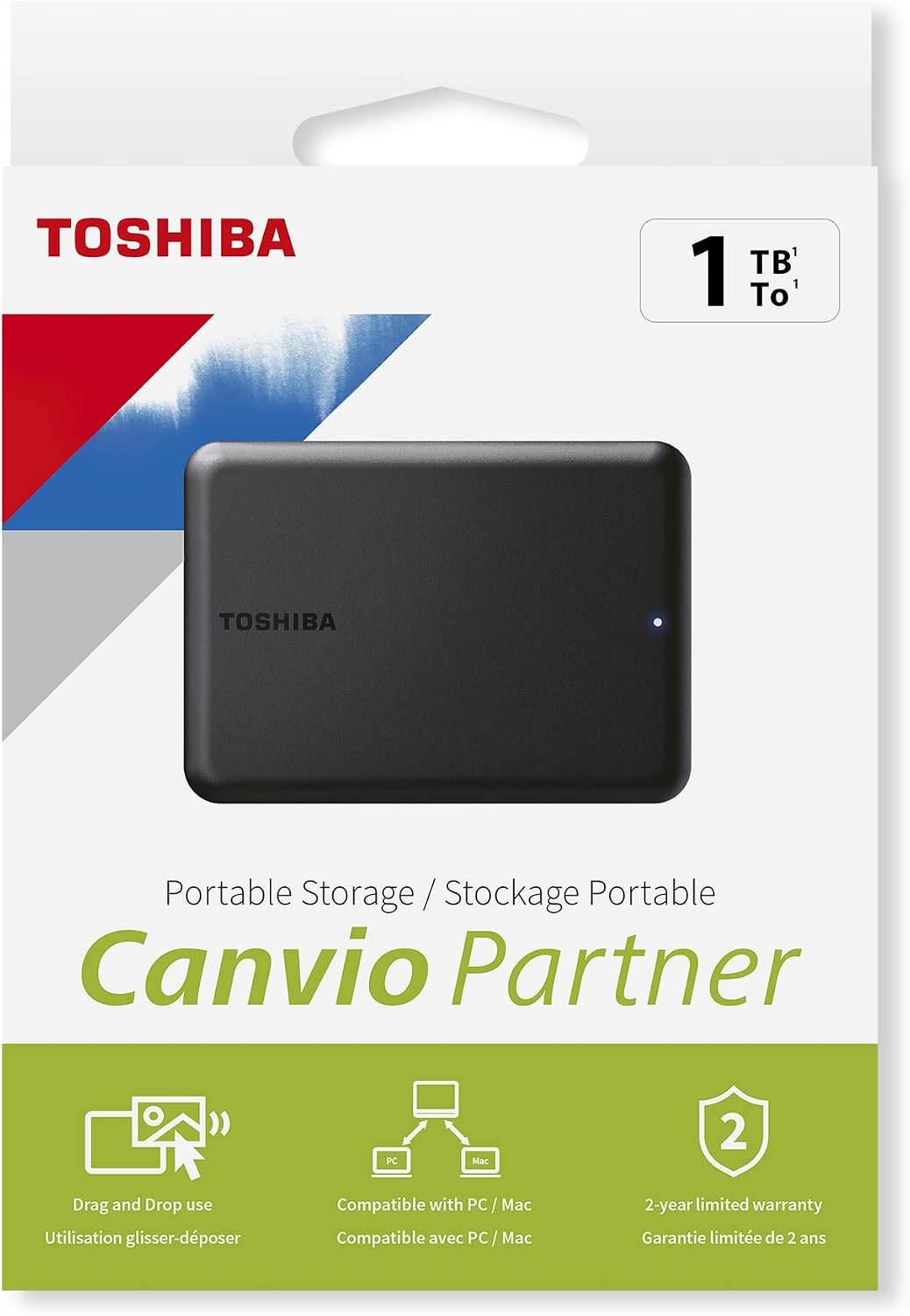 Draagbare Externe Harde Schijf 1TB USB 3.2 Gen 1 - Mac/Windows