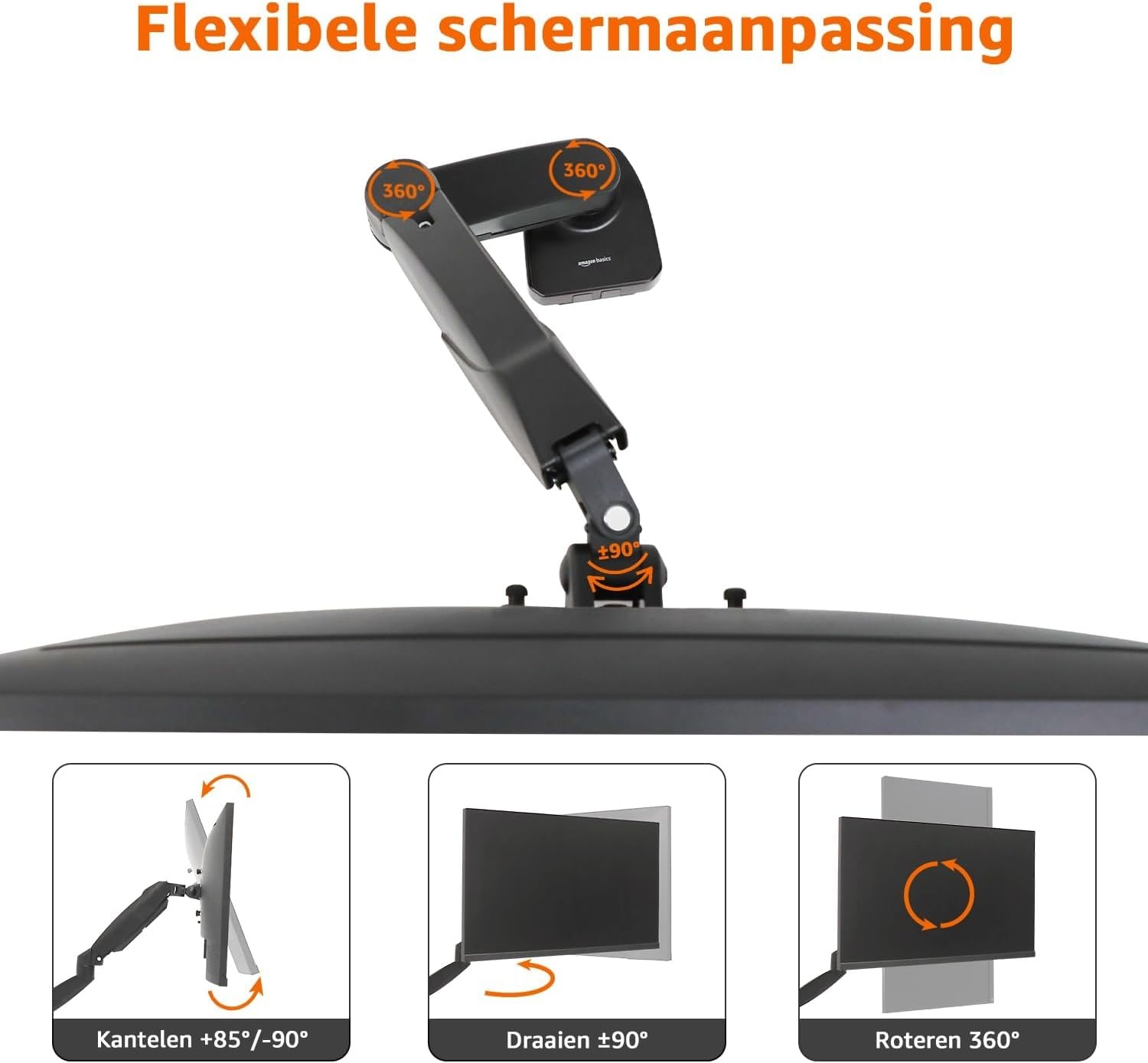 Monitorarm Gasveer 15-27" - 57% Korting