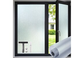 Raamfolie Privacy Decoratief Wit 90x200 cm - 28% Korting