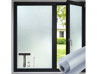 Raamfolie Privacy Decoratief Wit 90x200 cm - 28% Korting