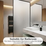 Raamfolie Privacy Decoratief Wit 90x200 cm - 28% Korting