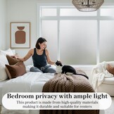 Raamfolie Privacy Decoratief Wit 90x200 cm - 28% Korting