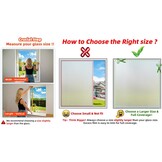 Raamfolie Privacy Decoratief Wit 90x200 cm - 28% Korting