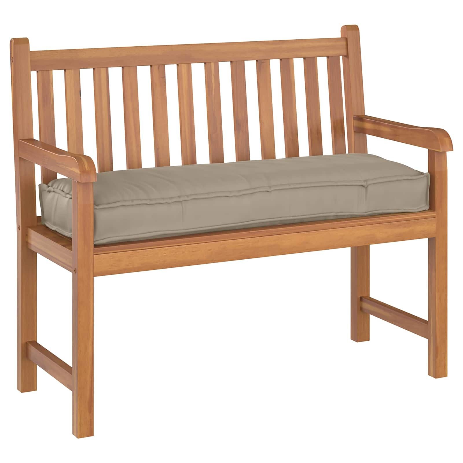 vidaXL Palletkussen Taupe 120x40cm Oxford Stof - Nu 34% Korting!