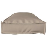 vidaXL Palletkussen Taupe 120x40cm Oxford Stof - Nu 34% Korting!