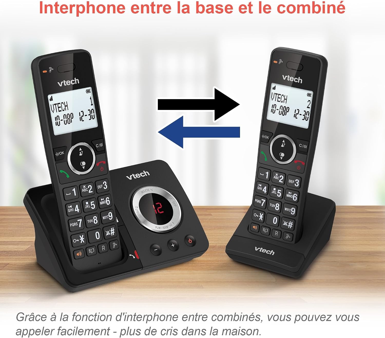 Draadloze DECT Telefoon ES2051: Versterkt Geluid & Oproepblokkering (33% Korting)