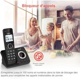 Draadloze DECT Telefoon ES2051: Versterkt Geluid & Oproepblokkering (33% Korting)