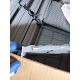 Plantenbak met latwerk 200x160x142 cm Lichtgrijs - 60% Korting!