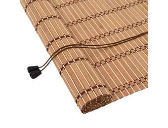 vidaXL Bamboe Rolgordijn Licht Bruin 120x220cm - 33% Korting