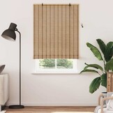 vidaXL Bamboe Rolgordijn Licht Bruin 120x220cm - 33% Korting