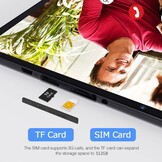 Android Tablet Zwart 10" HD IPS, 2GB RAM, 32GB Opslag - 34% Korting