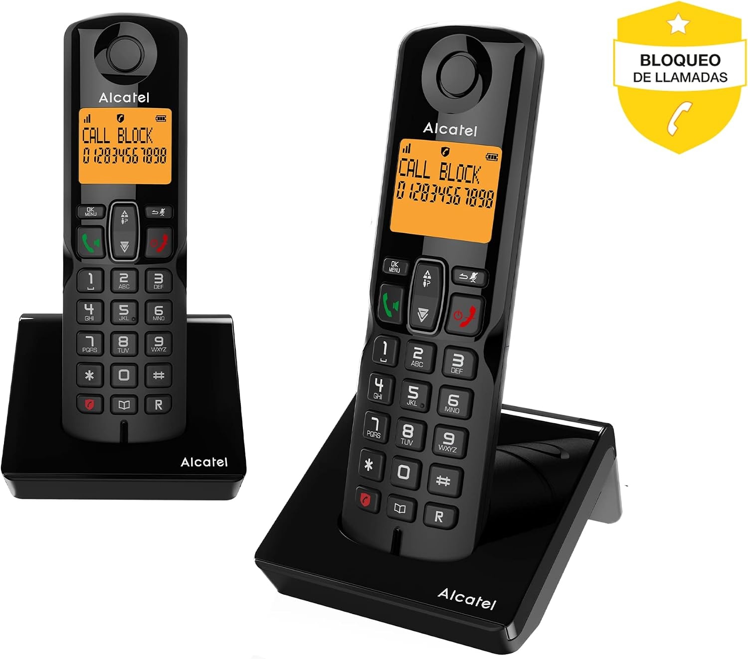 Draadloze huistelefoon S280 Duo Zwart met Nummerherkenning | 34% Korting