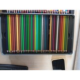 72 Kleurpotloden | Levendige Kleuren | Blikken Doos | 55% Korting
