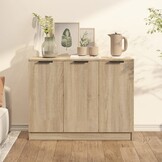 Dressoir Sonoma Eiken 90,5x30x70 cm - 34% Korting!