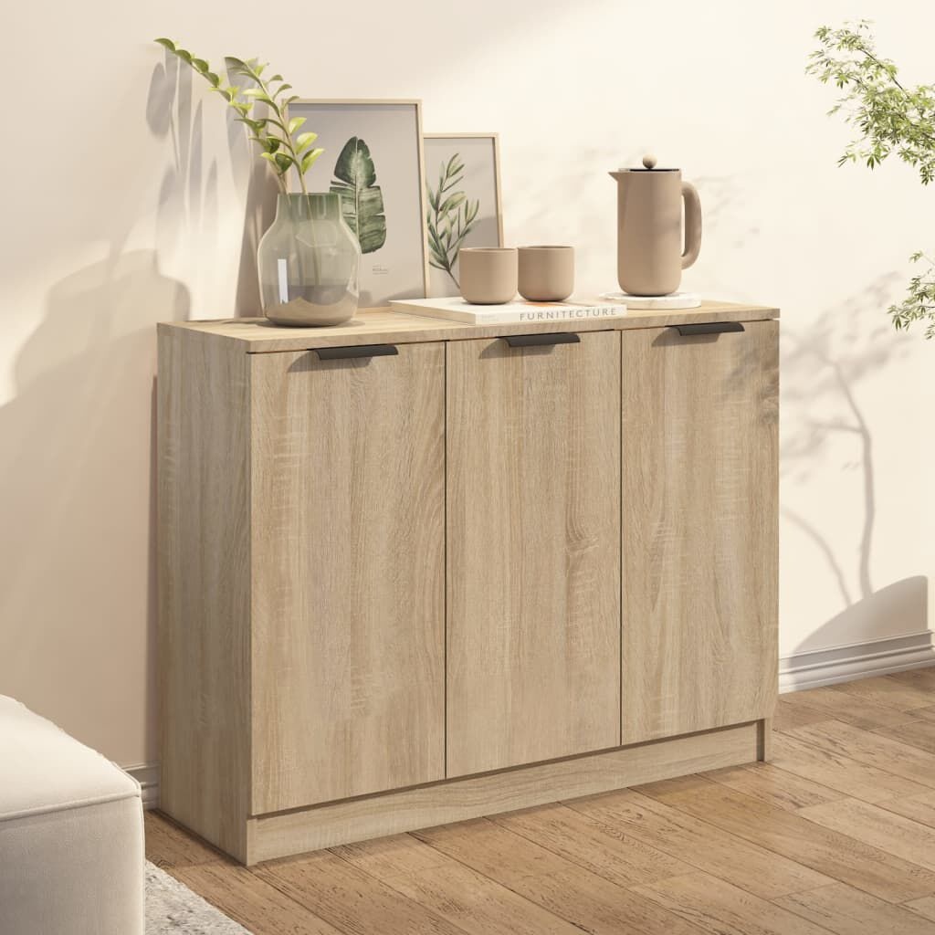 Dressoir Sonoma Eiken 90,5x30x70 cm - 34% Korting!