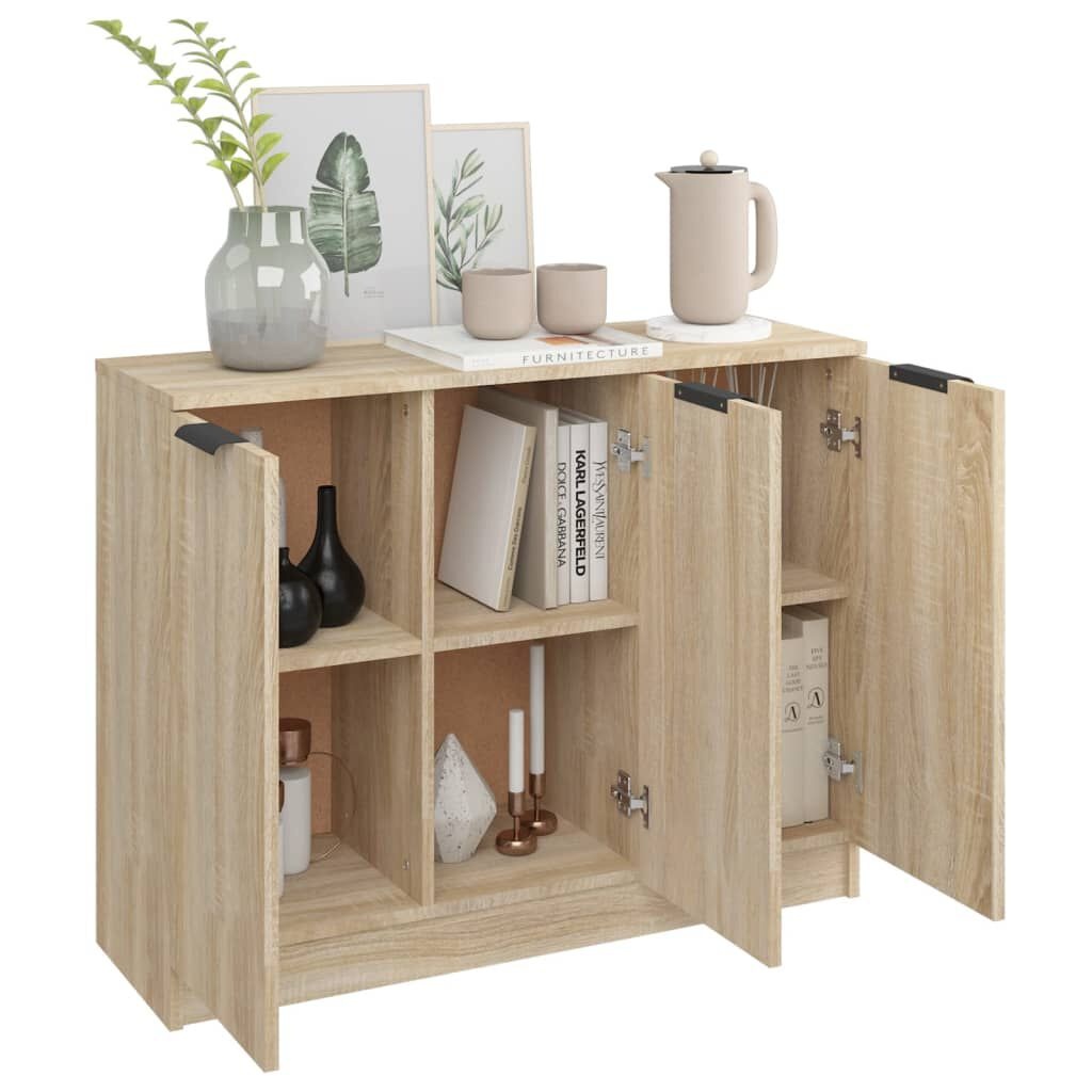 Dressoir Sonoma Eiken 90,5x30x70 cm - 34% Korting!