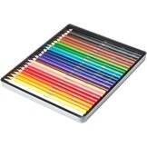 72 Kleurpotloden | Levendige Kleuren | Blikken Doos | 55% Korting
