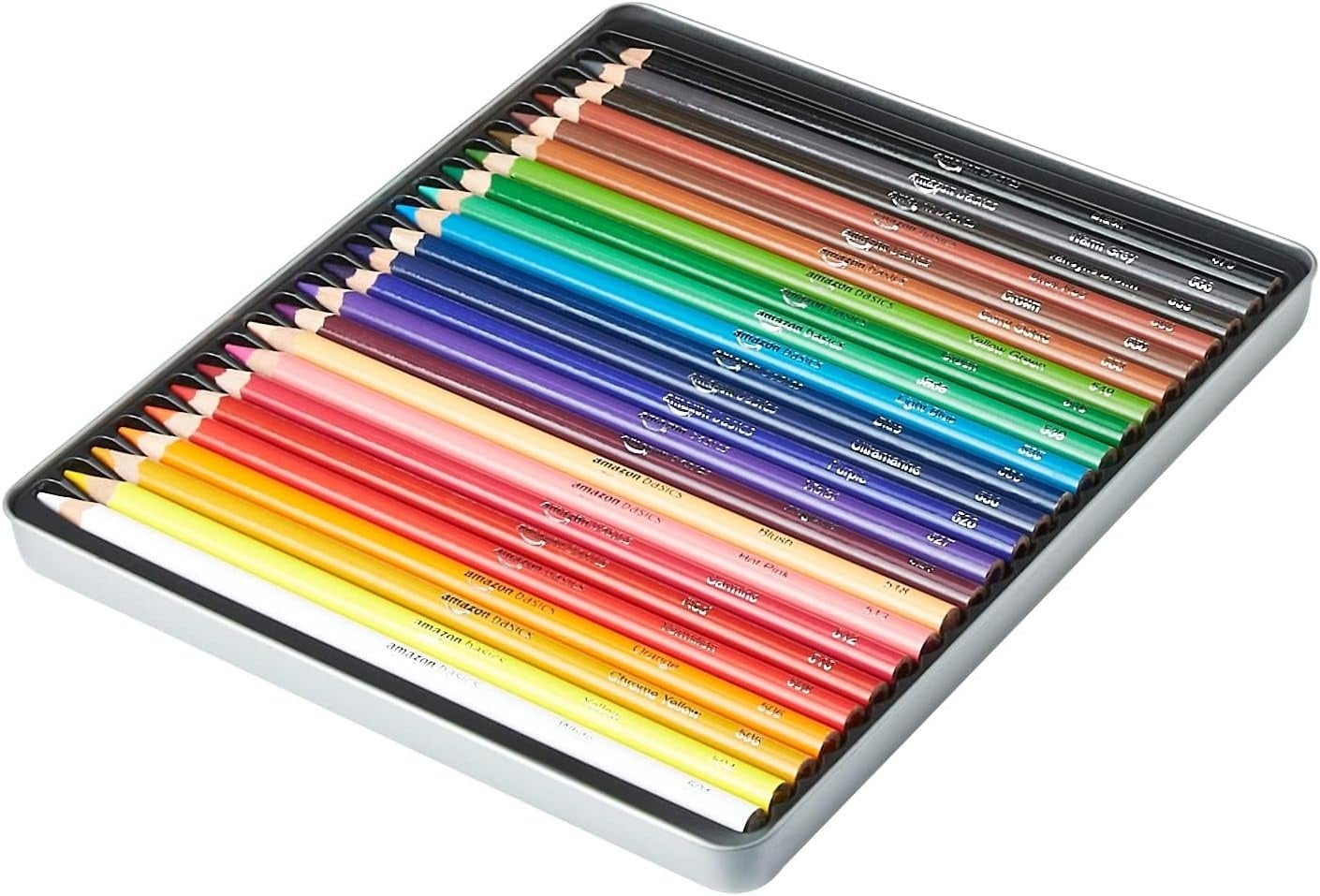 72 Kleurpotloden | Levendige Kleuren | Blikken Doos | 55% Korting