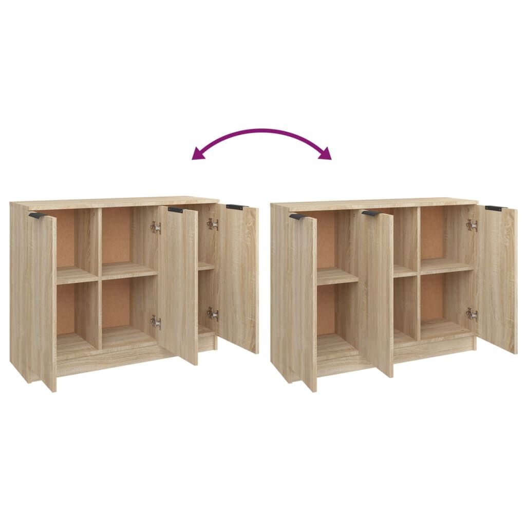 Dressoir Sonoma Eiken 90,5x30x70 cm - 34% Korting!