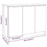 Dressoir Sonoma Eiken 90,5x30x70 cm - 34% Korting!