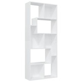Boekenkast bewerkt hout wit 67x24x161 cm - 34% korting!