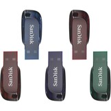 5x Zwarte Cruzer Blade 32GB USB-sticks - Ultracompact