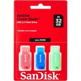 5x Zwarte Cruzer Blade 32GB USB-sticks - Ultracompact