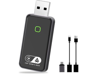 Draadloze CarPlay/Android Auto Adapter - 34% Korting