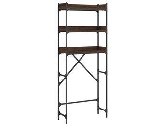 Wasmachinerek 67x25x163 cm Bruin Eiken - 53% Korting