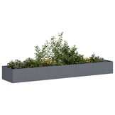 Antraciet Stalen Plantenbak 360x80x40 cm met 35% Korting
