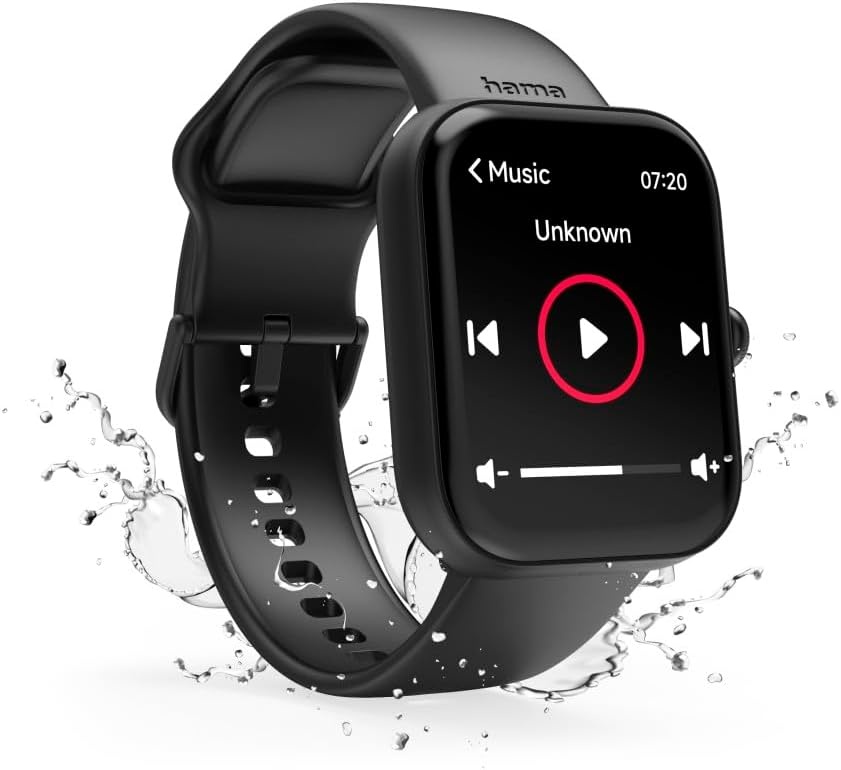 Smartwatch 5000 Zwart met 110 Sporten - 34% Korting