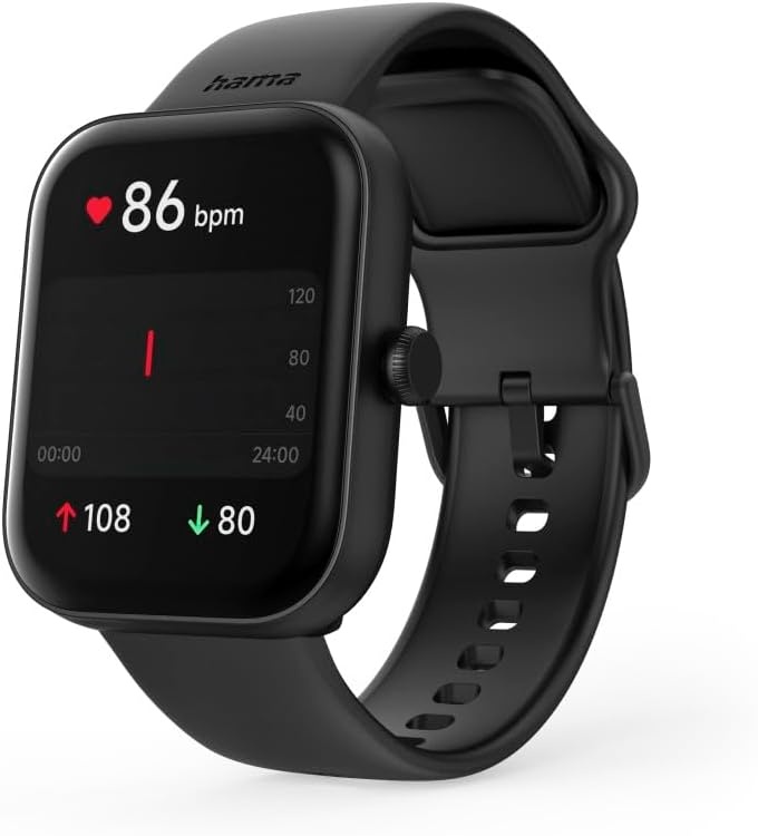 Smartwatch 5000 Zwart met 110 Sporten - 34% Korting