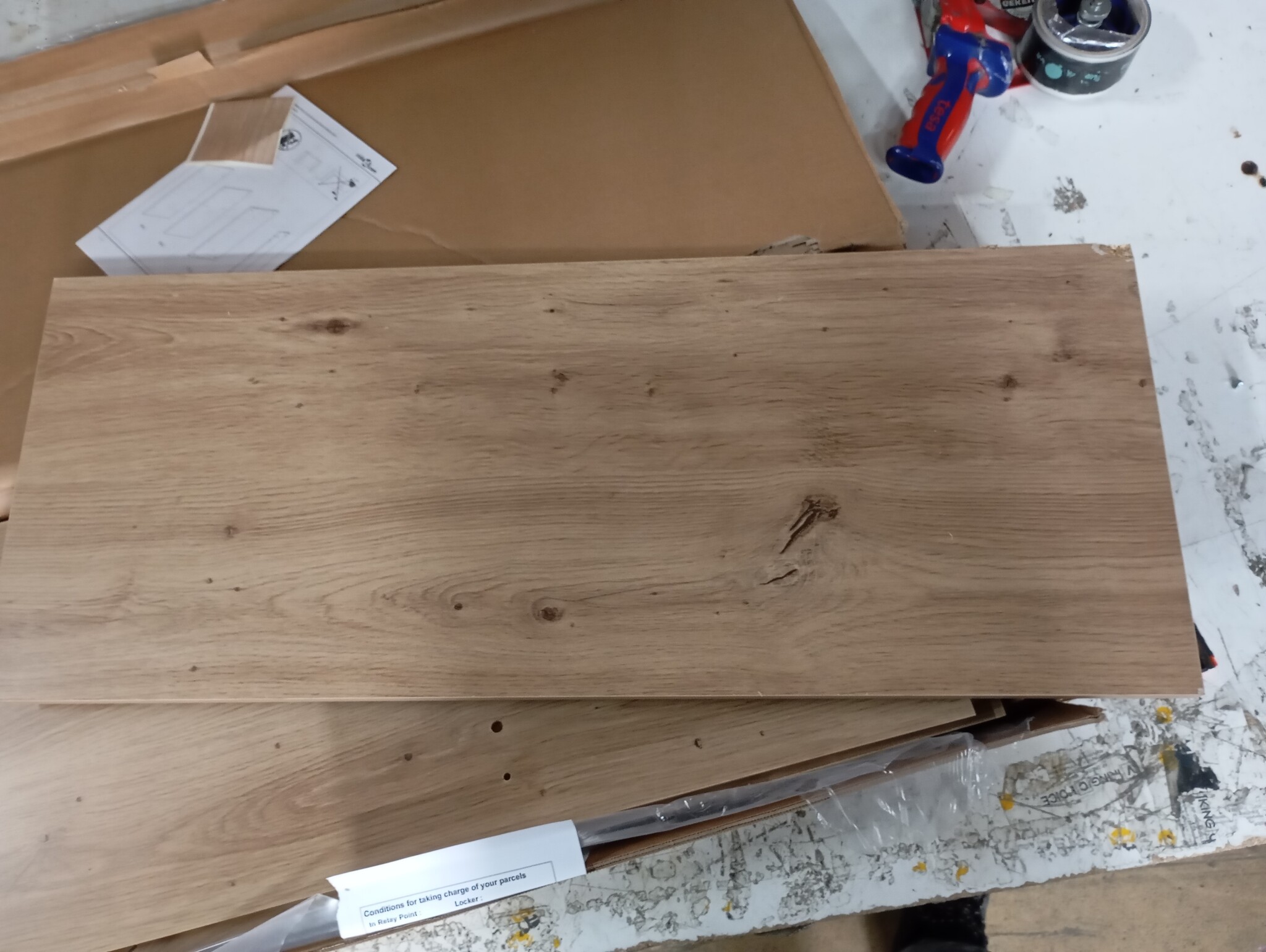 vidaXL Wandtafel 80x30x80cm Hout met 53% Korting