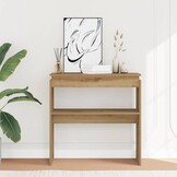vidaXL Wandtafel 80x30x80cm Hout met 53% Korting