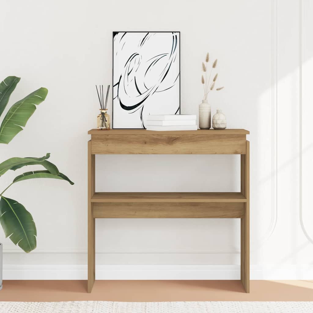 vidaXL Wandtafel 80x30x80cm Hout met 53% Korting