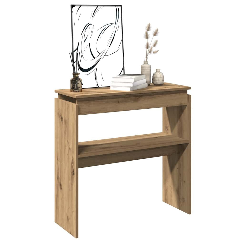 vidaXL Wandtafel 80x30x80cm Hout met 53% Korting