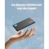 Powerbank 10000mAh Ultra Slim - iPhone & Samsung - 55% Korting